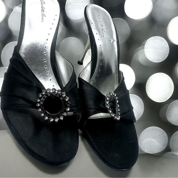 Charolette Russe  l 4” Stilettos l Rhinestone Accent l Size 9 l EUC - Picture 9 of 9